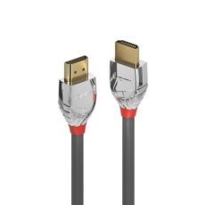 LINDY Kábel HDMI M/M 3m, High Speed+Ethernet UHD, 4k, 18G, Cromo Line